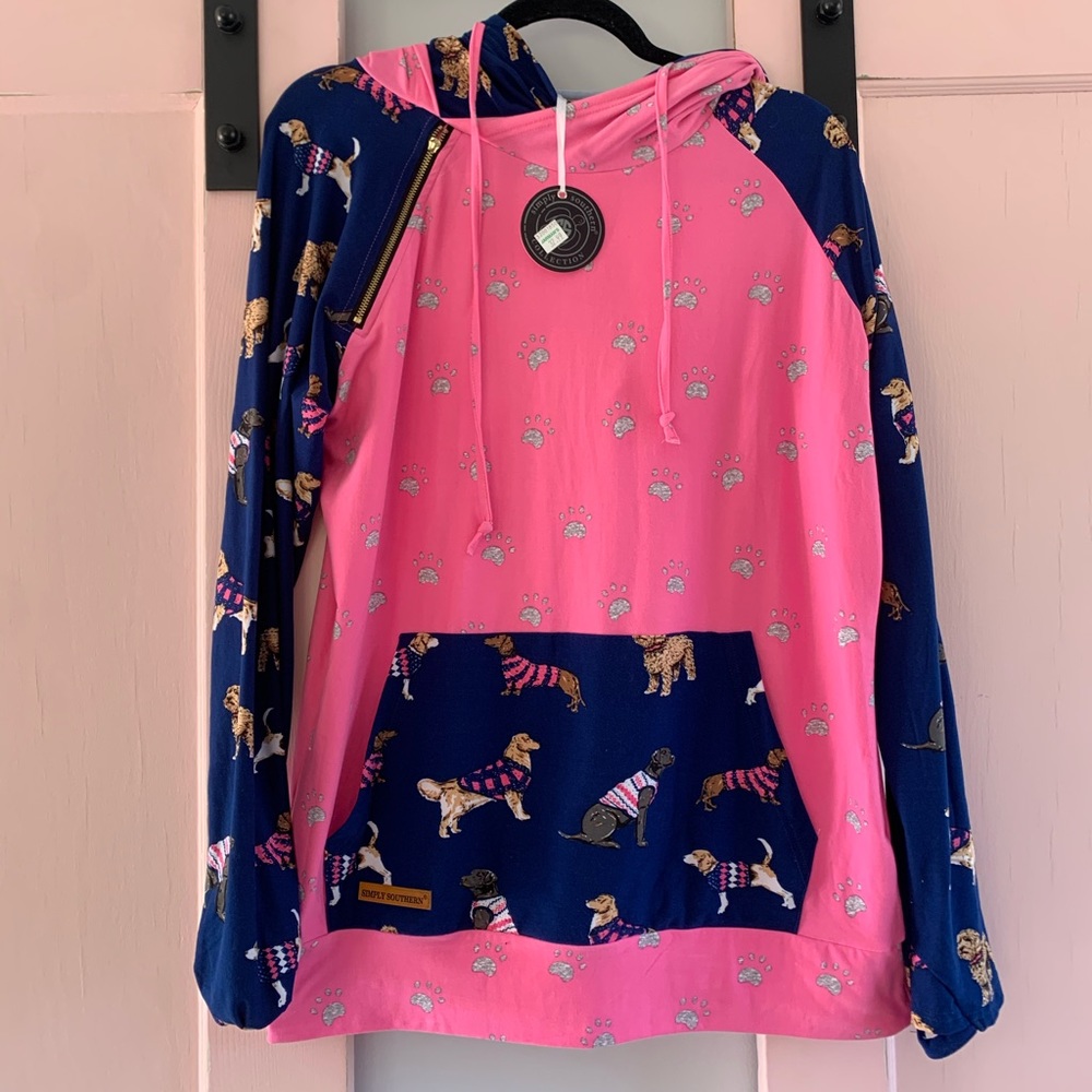 Simply souther dog shirt long sleeve : medium